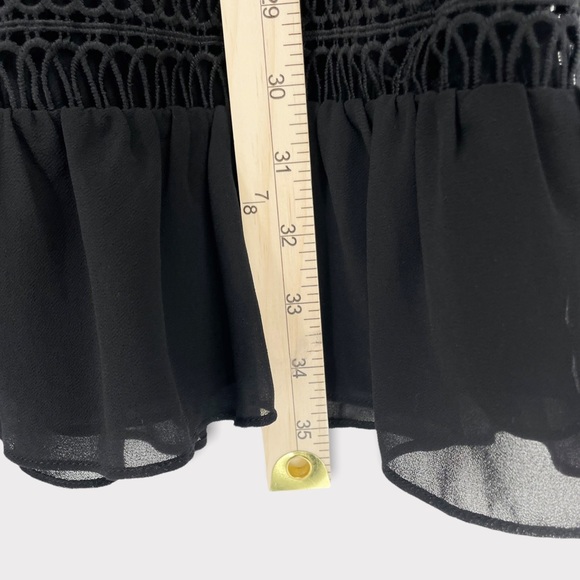 Tularosa Asher Black Embroidered Lace‎ Mini Dress Size Medium - Picture 9 of 9